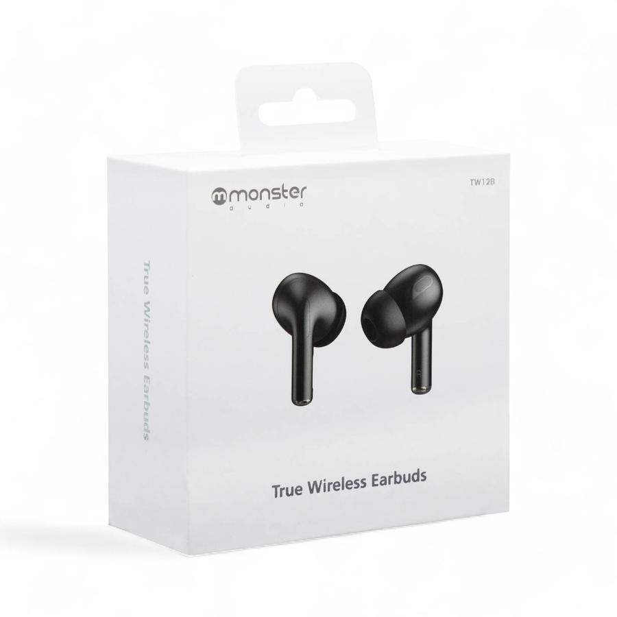 Audifonos In Ear Monster TW12B Bluetooth Negro