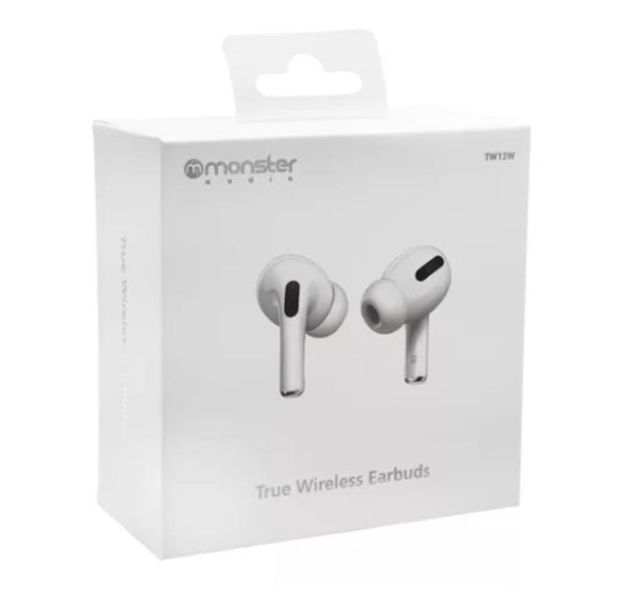 Audifono Bluetooth Monster True Wireless TW12W Blanco