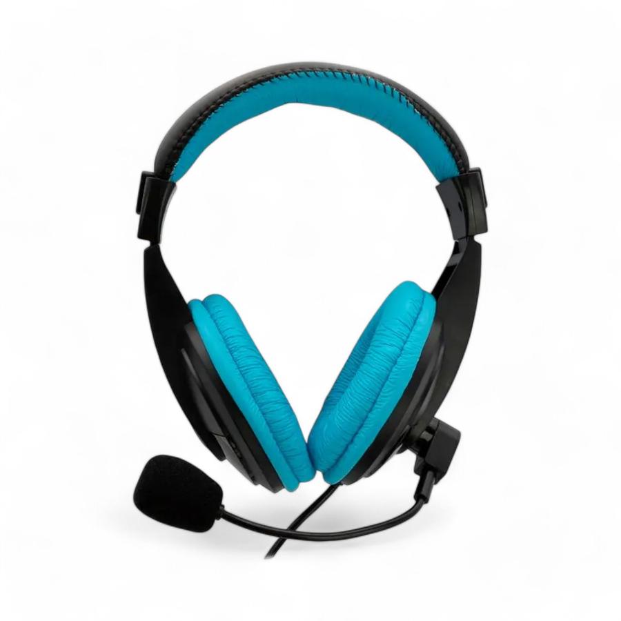 Audífonos Gamer Monster Games Loud 3.5 MM Azul/Negro