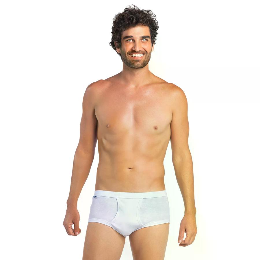 Pack 3 Calzoncillo Hombre Mota Blanco