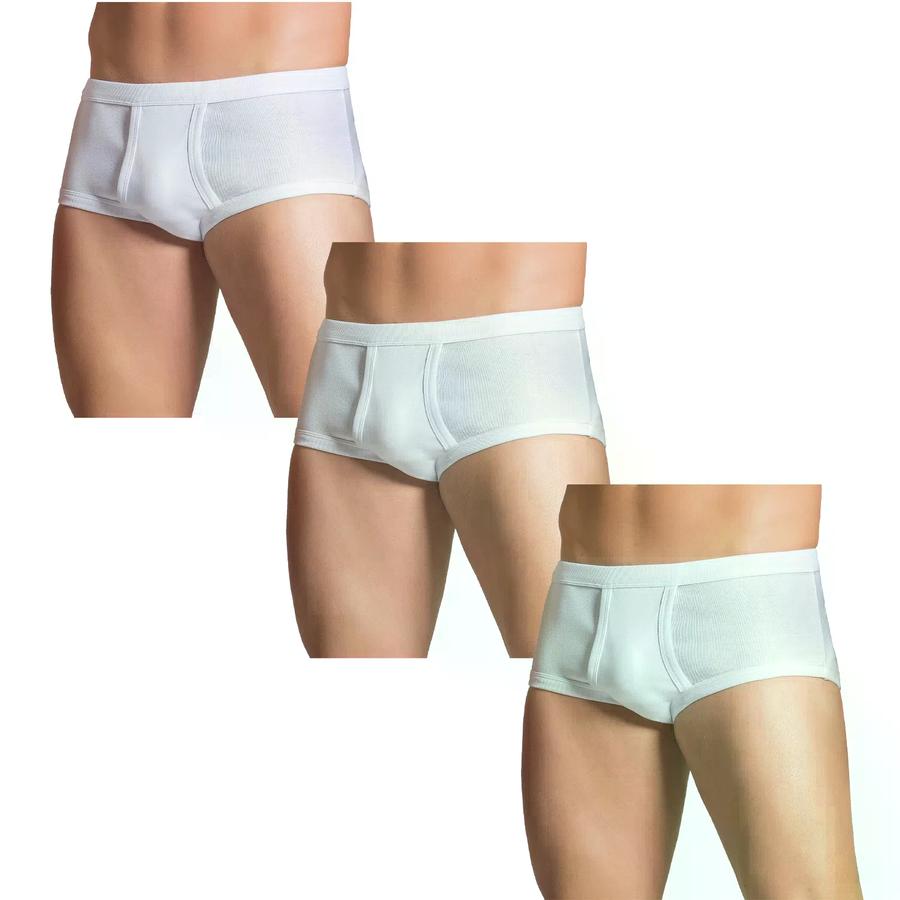 Pack 3 Calzoncillo Hombre Mota Blanco