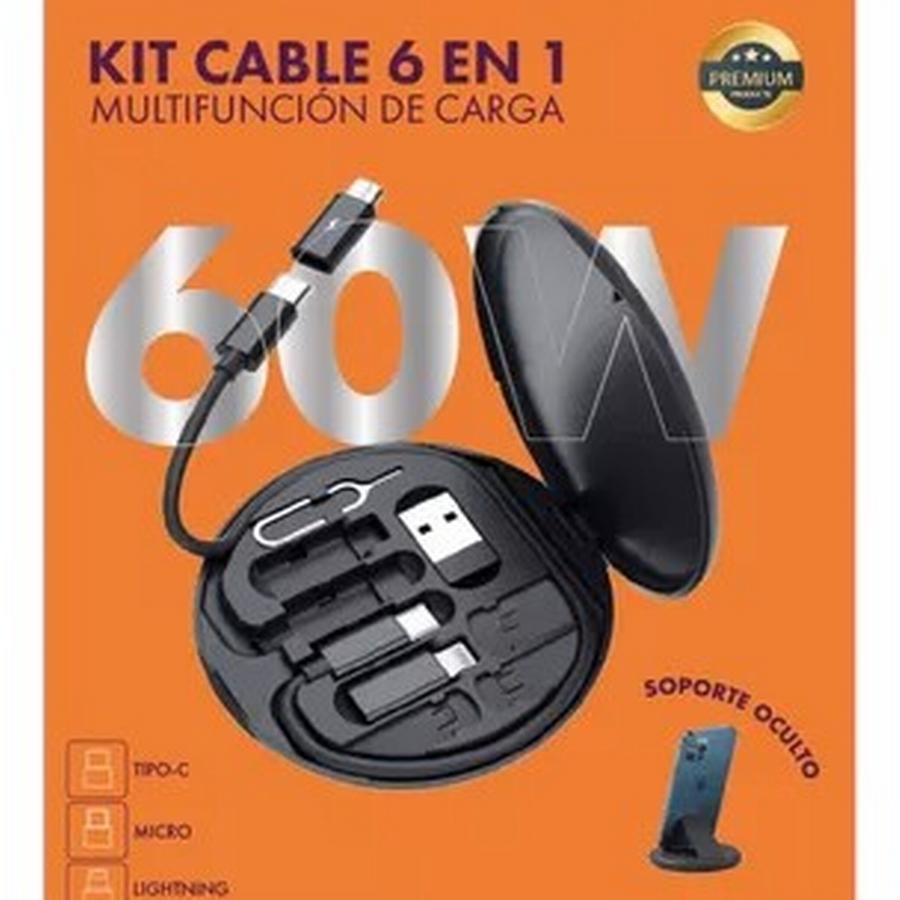 Kit Cable 6 en 1 60W Motomo L-19