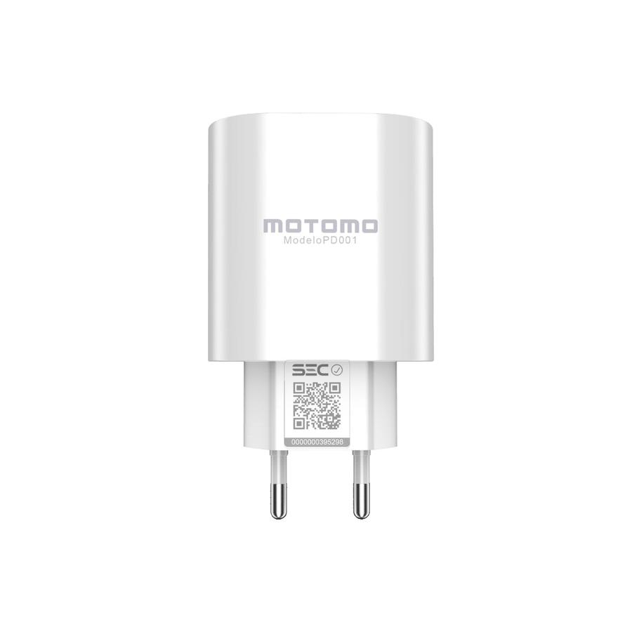 Cargador de Pared Motomo PD001 20W Sin Cable