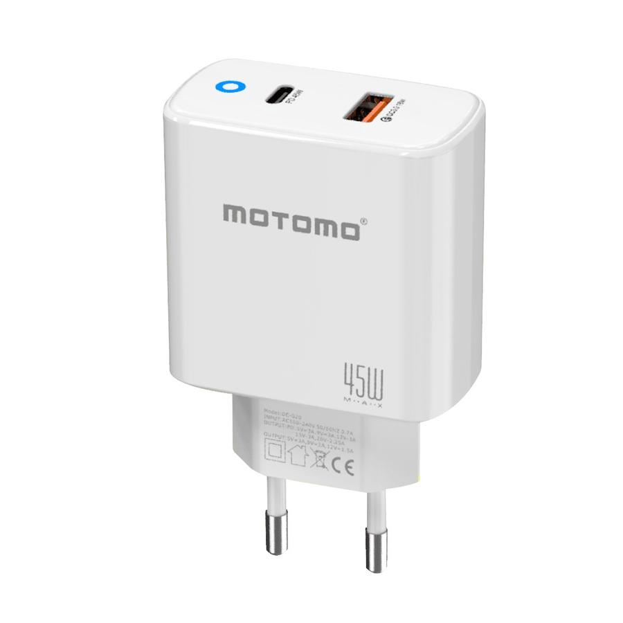 Cargador de Pared Motomo CR45 PD 45W Sin Cable