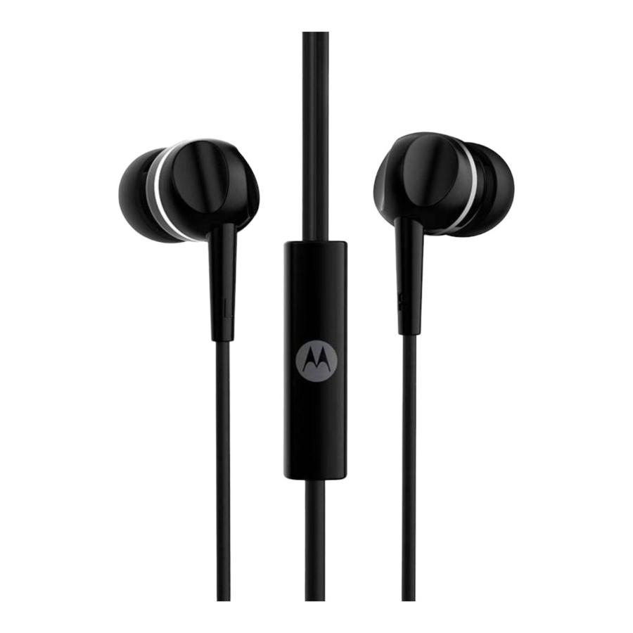 Audífonos Motorola In-Ear Motobuds 105-S Negro 