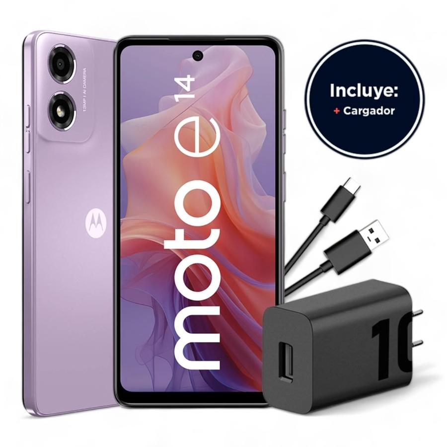 Celular Motorola E14 2GB/64GB Liberado Lavanda