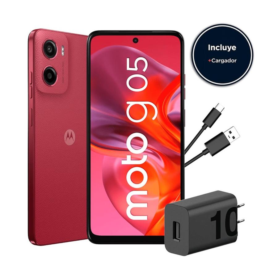 Smartphone Moto G05 4+64GB Rojo