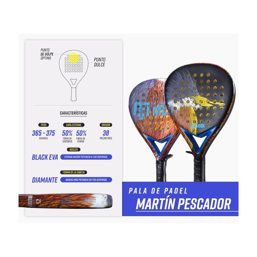 Pala De Padel Muuk Martin Pescador Diamante 