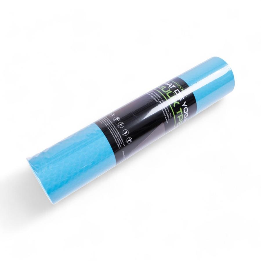 Mat De Yoga Muuk TPE 8Mm 183 Cm Celeste