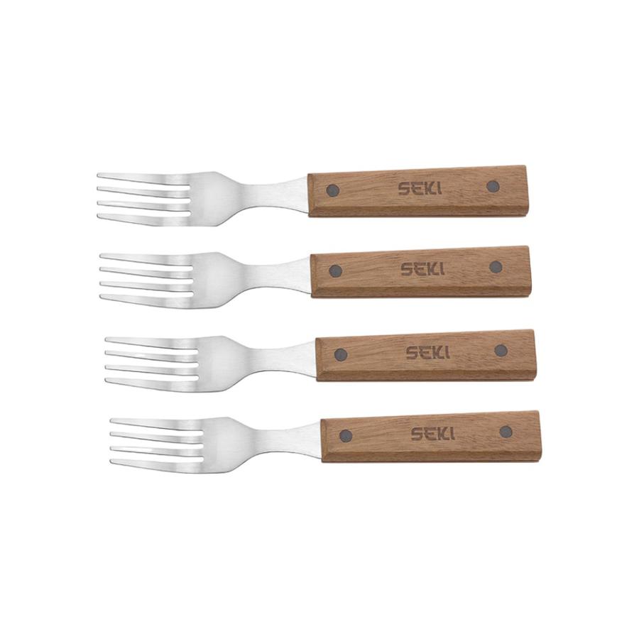 Pack 4 Tenedores 1.5 Mm Nadir Asado Café