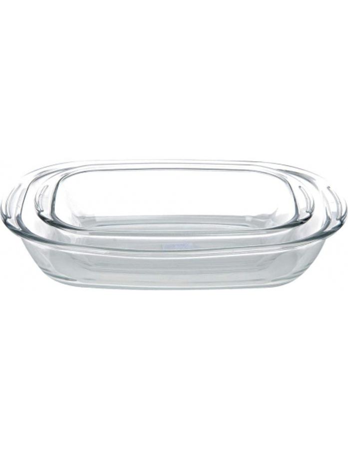 Set 2 Asaderas Nadir Rectangular Transparente