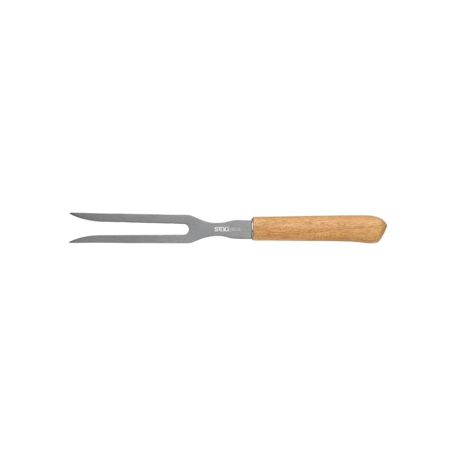Pack Cuchillos 2 Piezas Nadir Santoku+Trinchador Asado Café