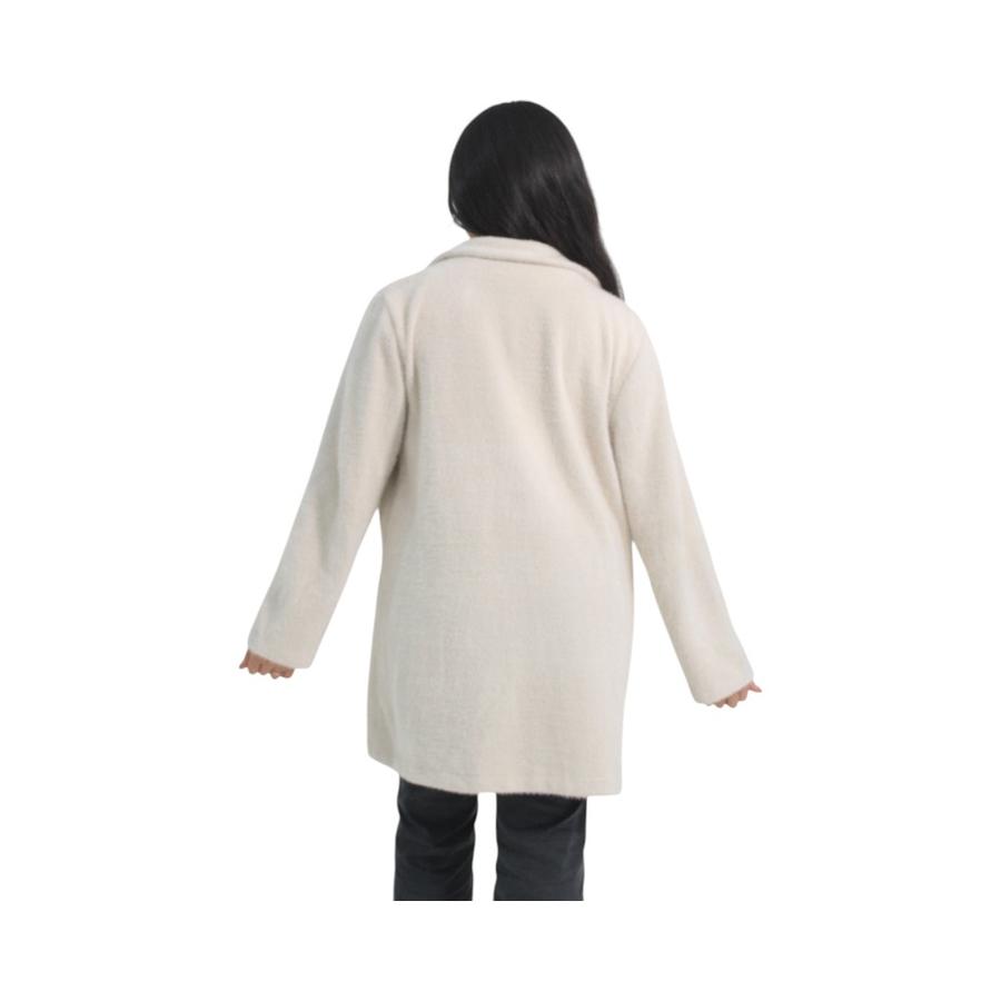 Abrigo Mujer Distrito Italiano White Angel Beige