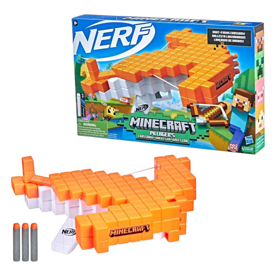 Lanzador Nerf Minecraft Pillagers