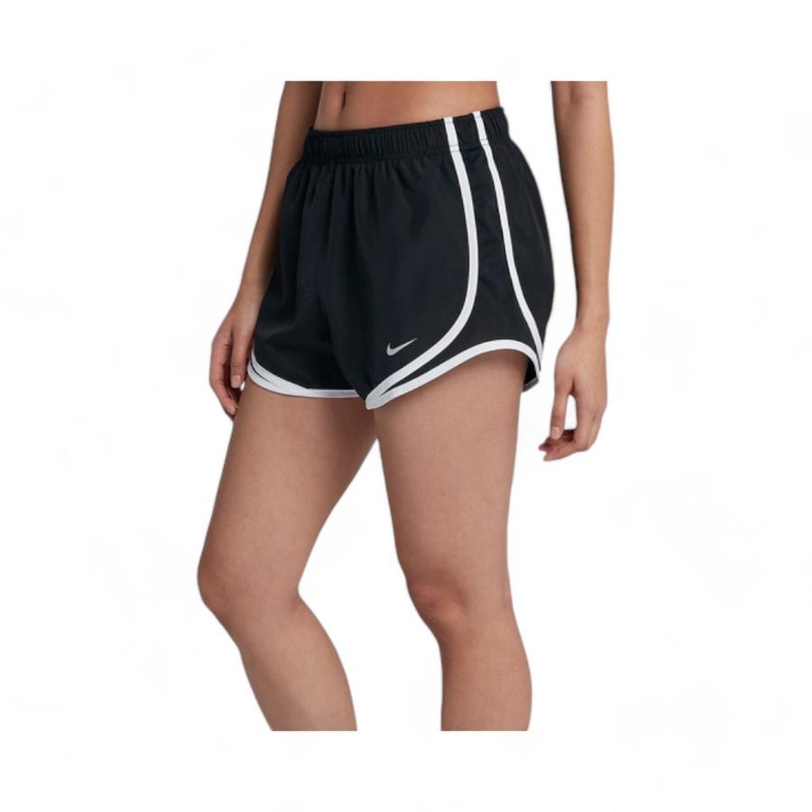 Short Deportivo Mujer Nike Tempo Negro Blanco