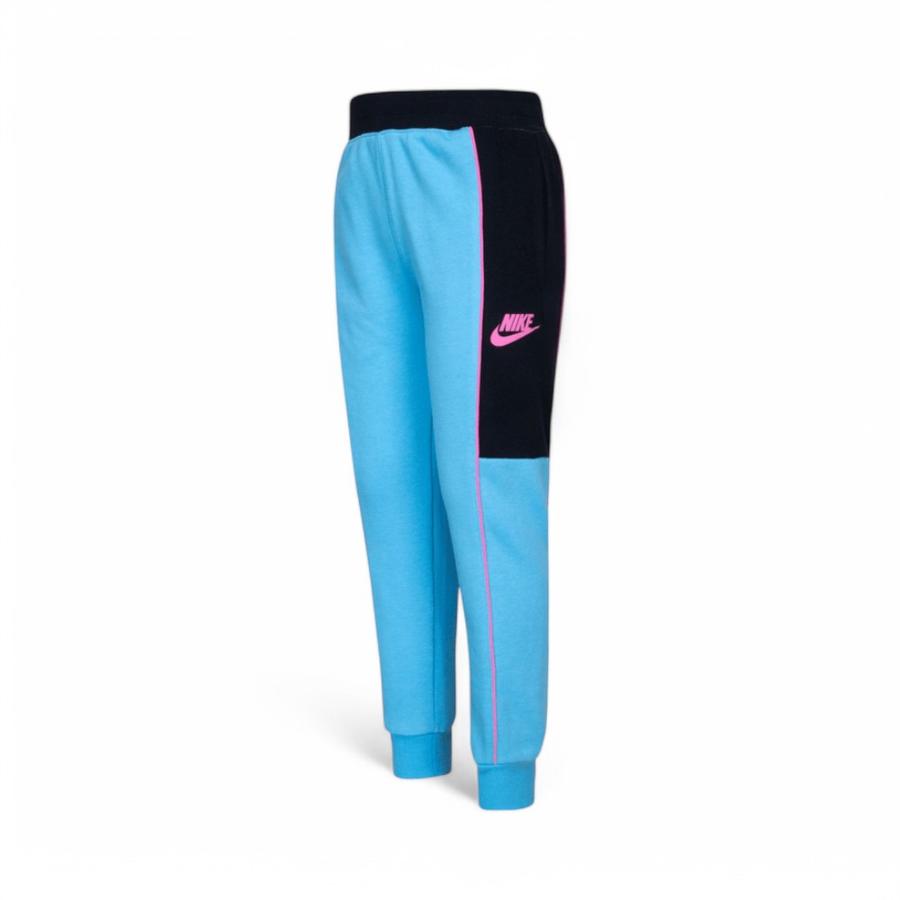 Pantalón Deportivo Niños Nike Be Real Celeste/Negro