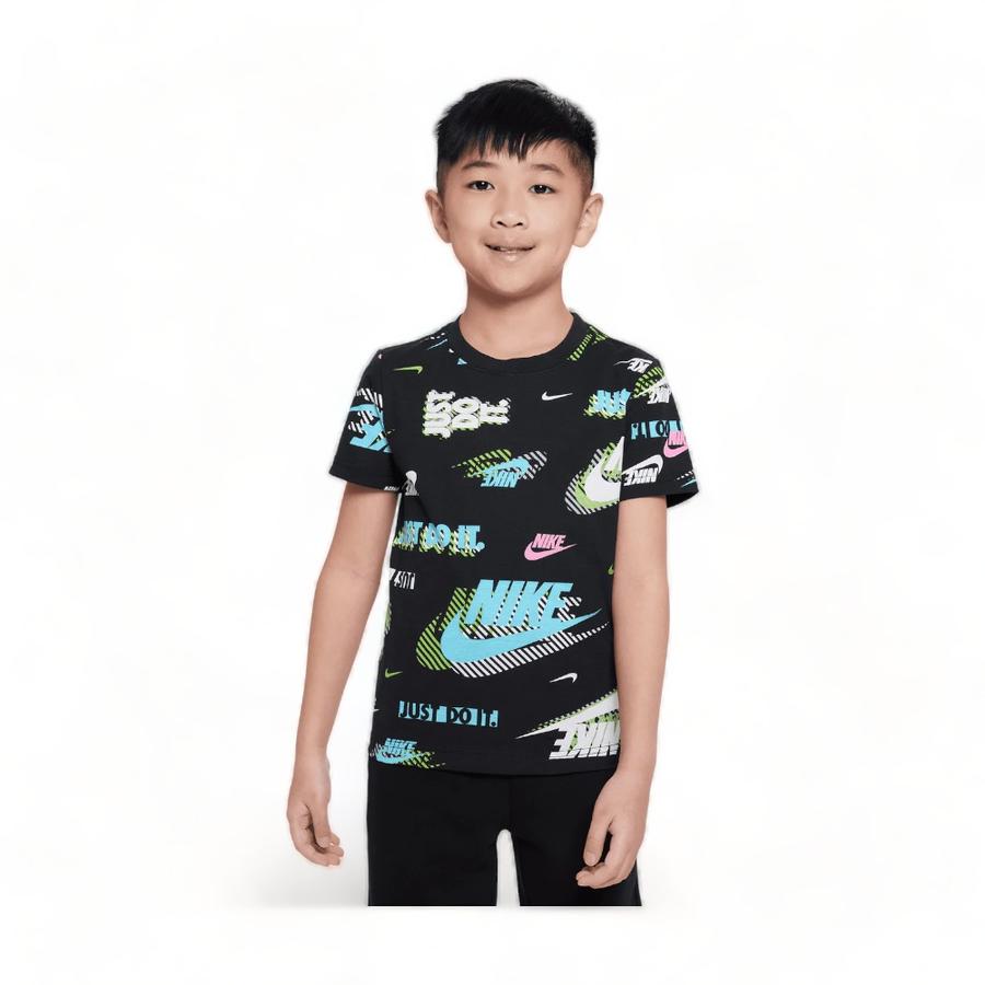 Polera Niño Nike Active Pack Printed Negro