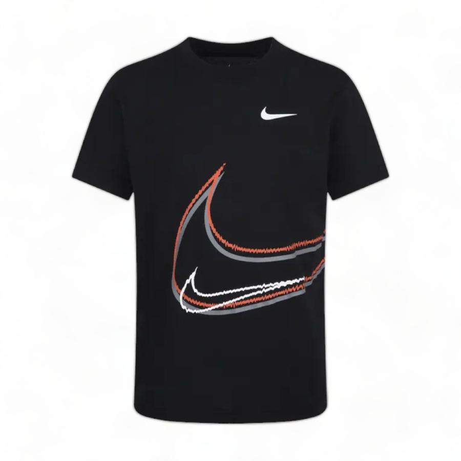 Polera Niño Nike Swoosh Outline Negro