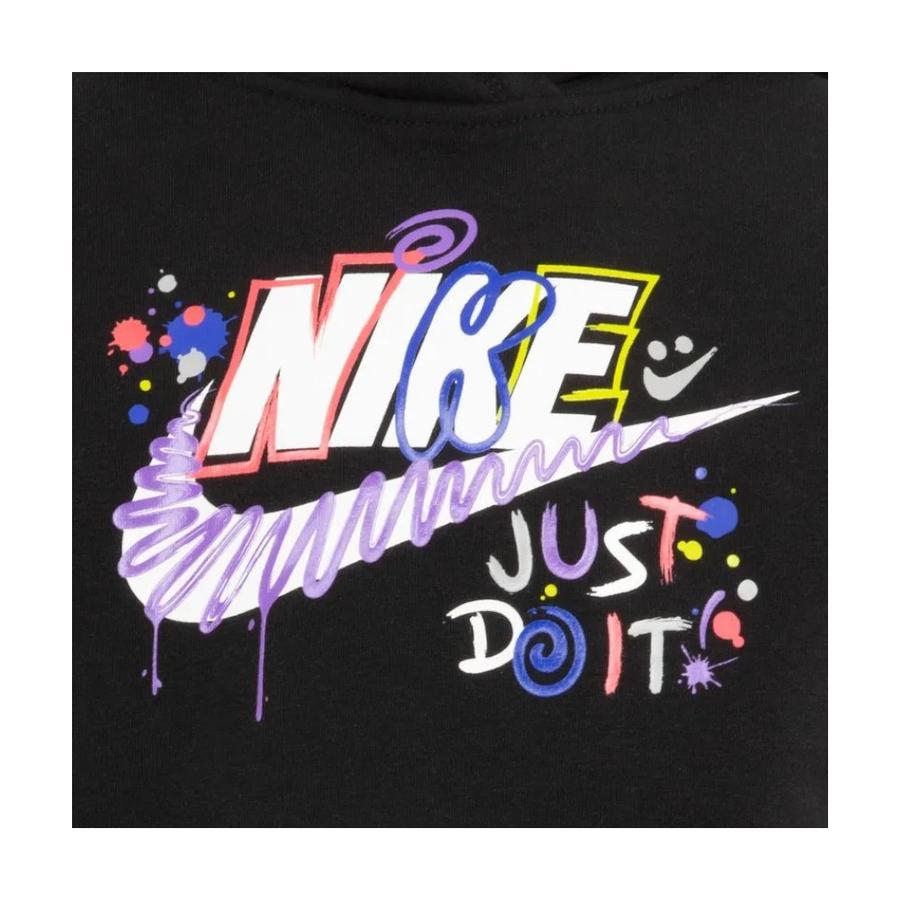 Polerón Niños Nike Express Yourself Hoodie Negro/Azul