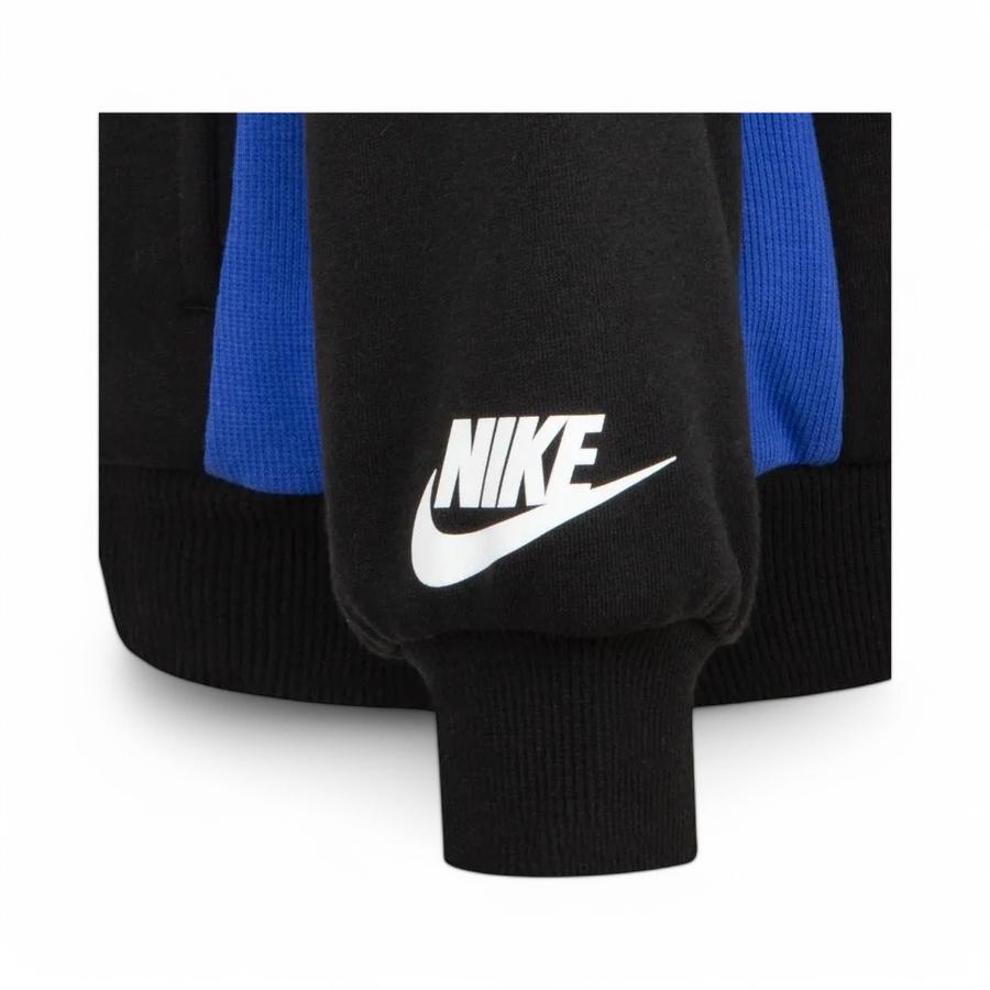 Polerón Niños Nike Express Yourself Hoodie Negro/Azul