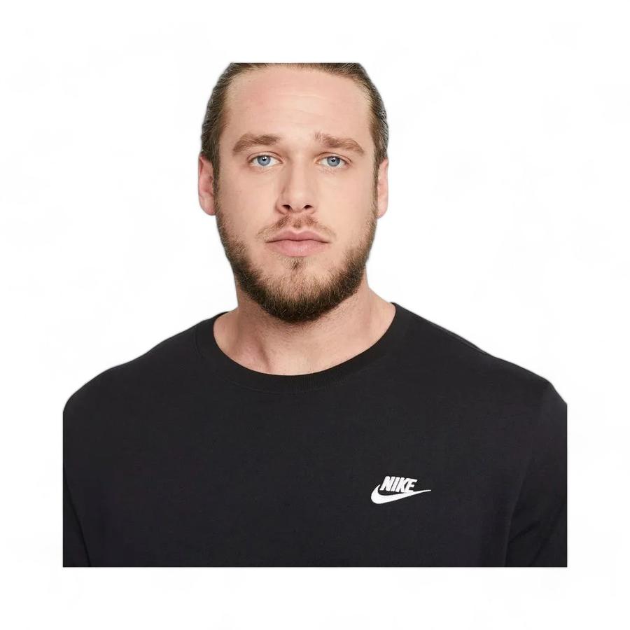 Polera Hombre Nike Sportswear Club Negro