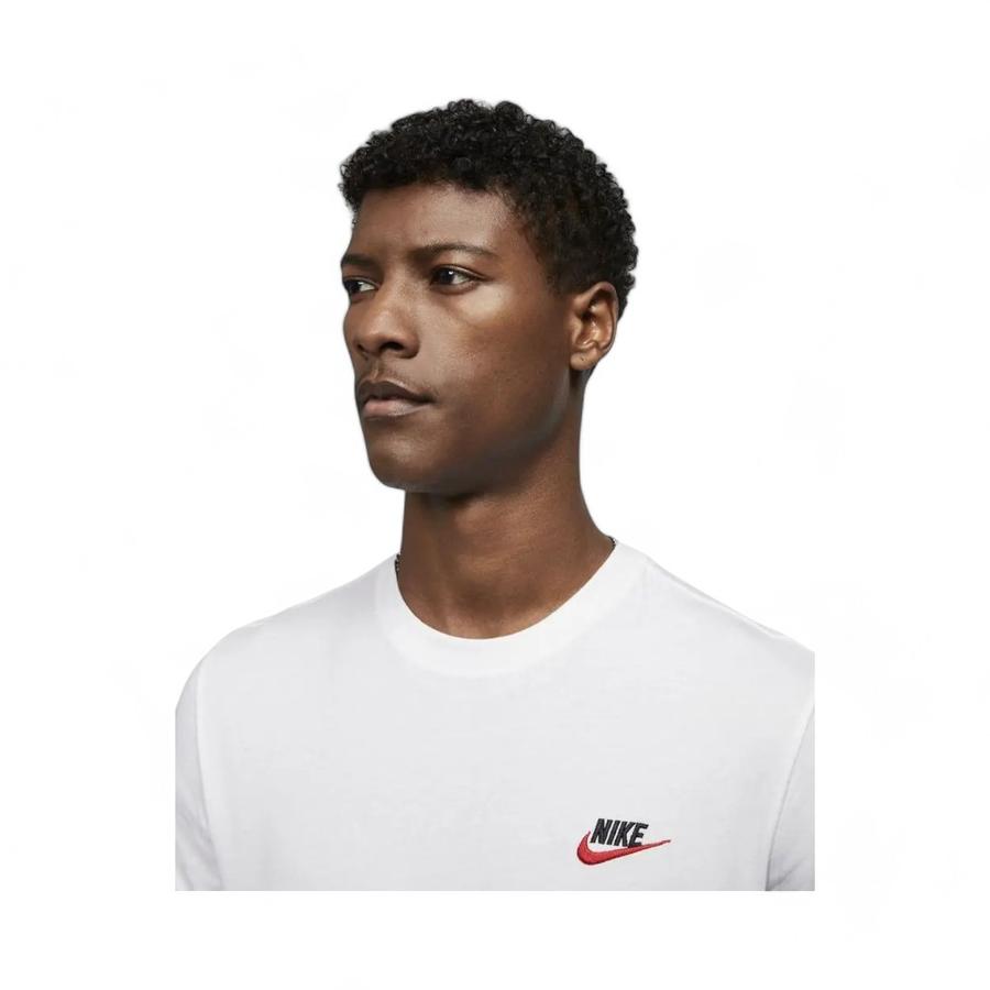 Polera Urbana Hombre Nike Sportswear Club Blanco