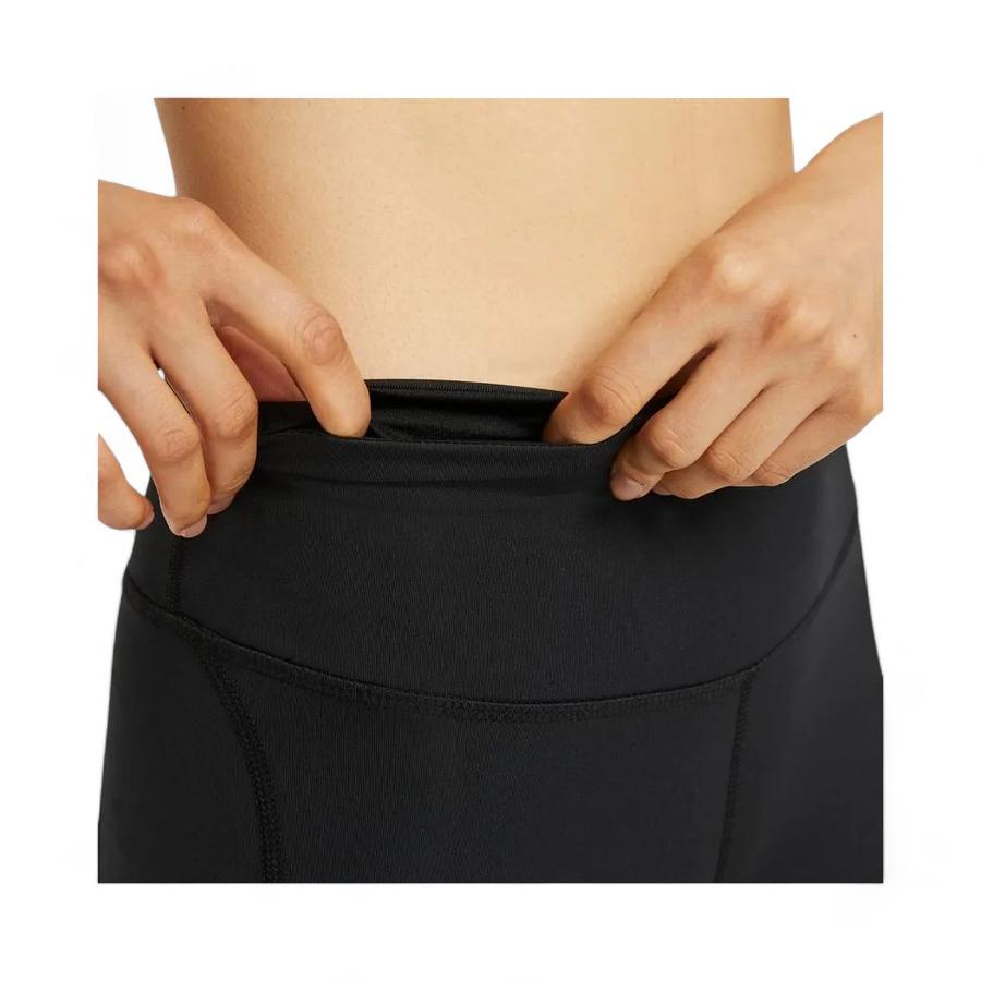 Calzas Mujer Nike Epic Fast Tiro Medio Negro