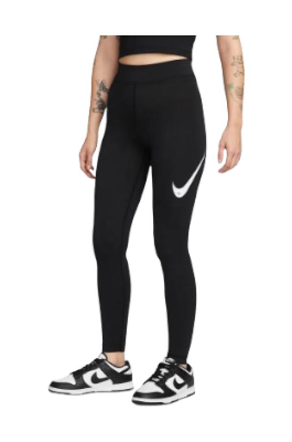 Calza Deportiva Mujer Nike Swoosh Negro