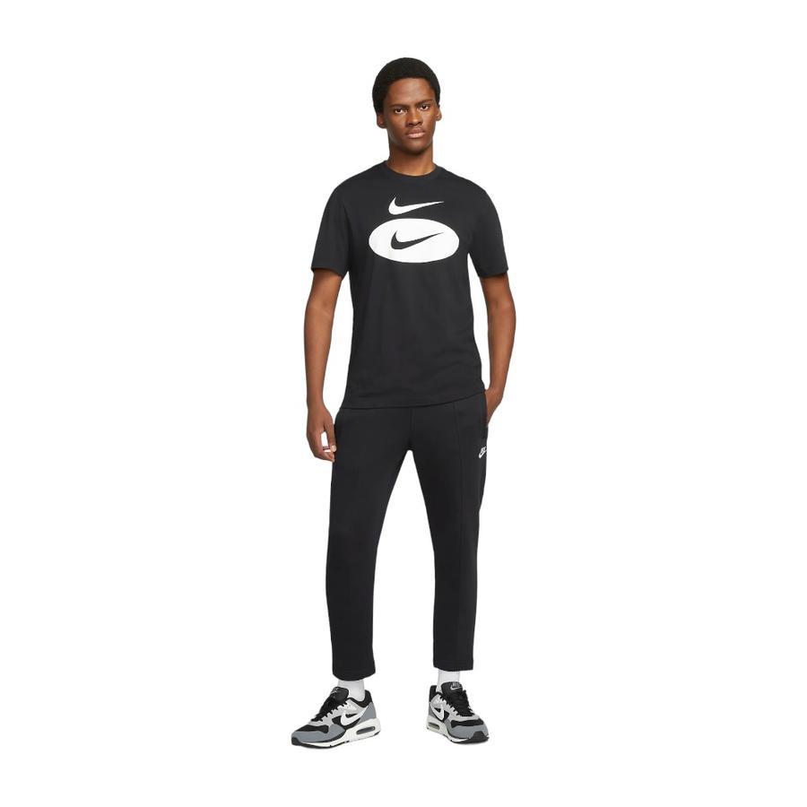 Polera Deportiva Hombre Nike Swoosh Negro