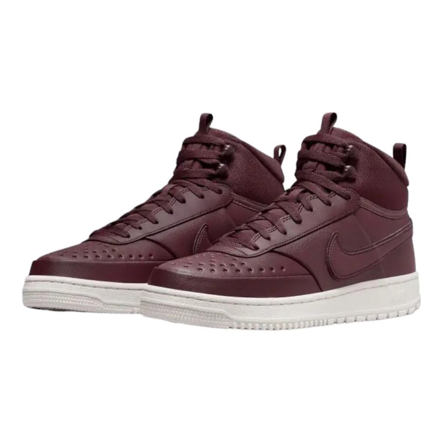 Zapatillas Nike Court Vision Mid Winter Hombre Burdeo