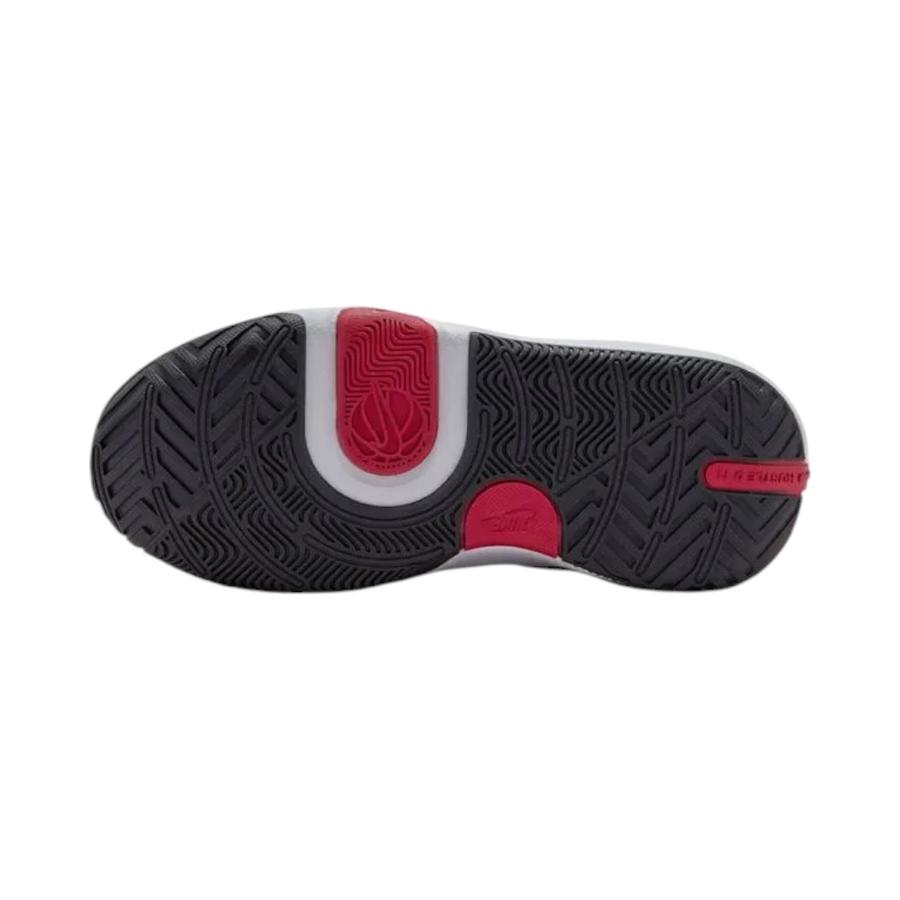 Zapatillas Basketball Niños Nike Team Hustle D 11 Gris/Rojo