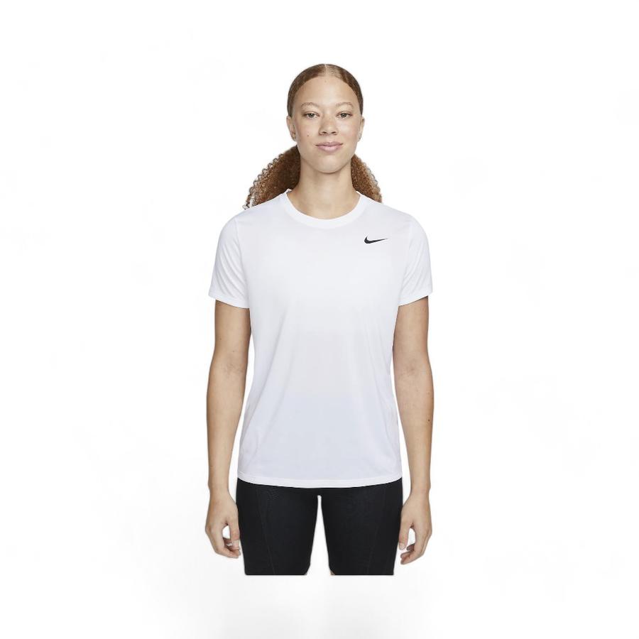 Polera Deportiva Mujer Nike Dri FIT Manga Corta Blanco