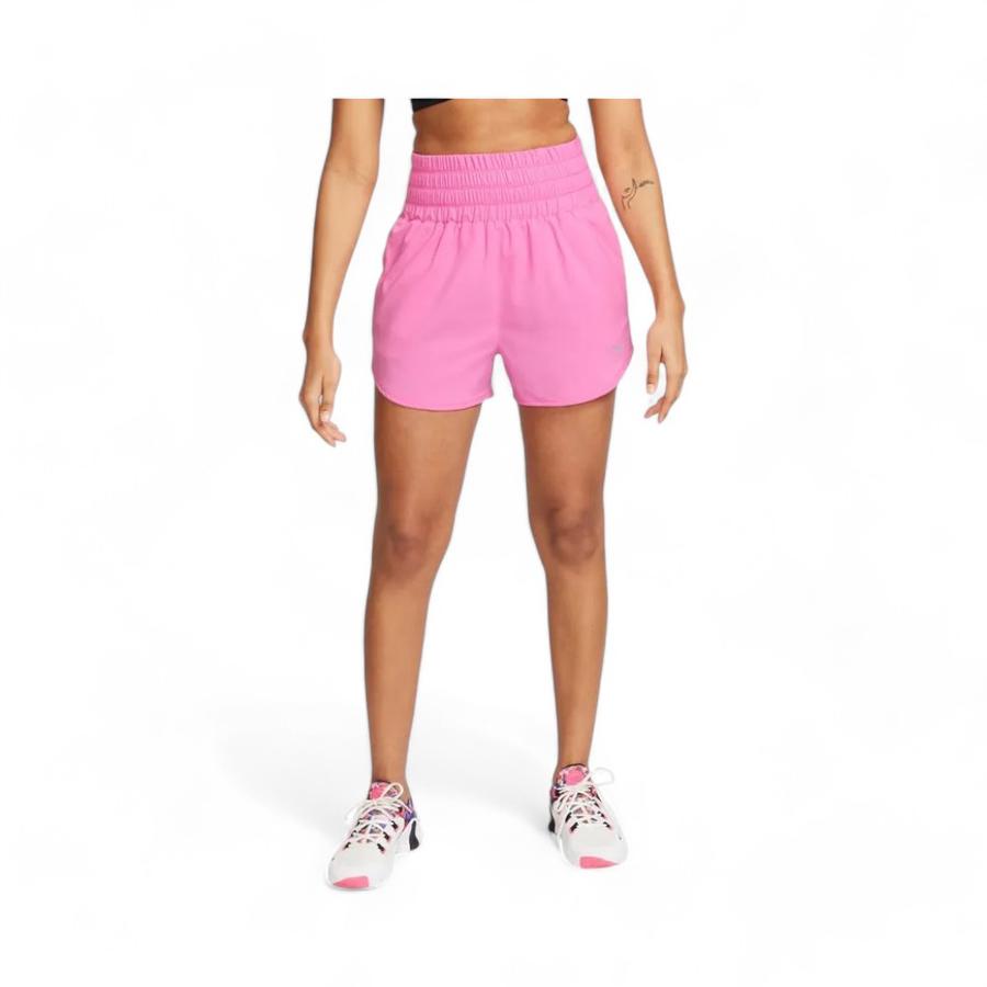 Short Deportivo Mujer Nike One Tiro Ultra Alto Rosado