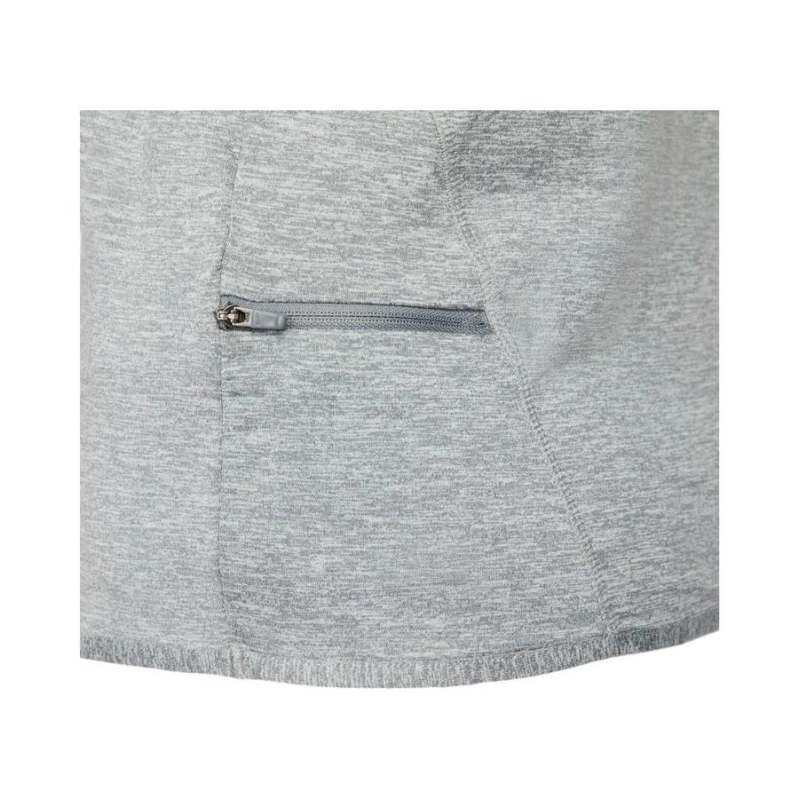 Polera Running Mujer Nike Swift Element Cierre 1/4 Gris