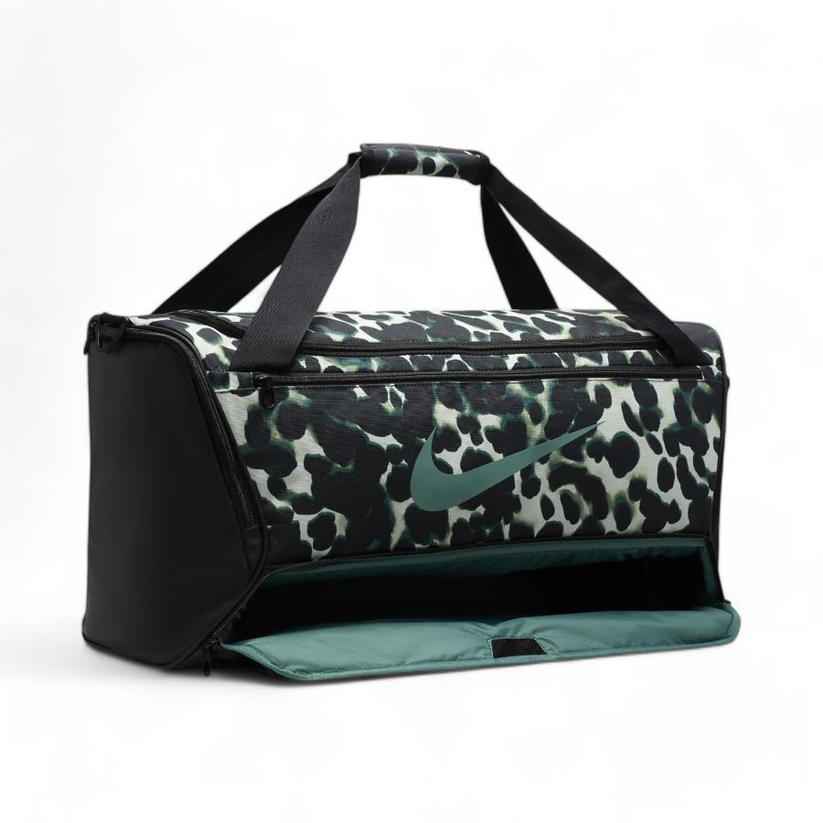 Bolso Deportivo Nike Brasilia Mediano 60 Litros Negro Verde