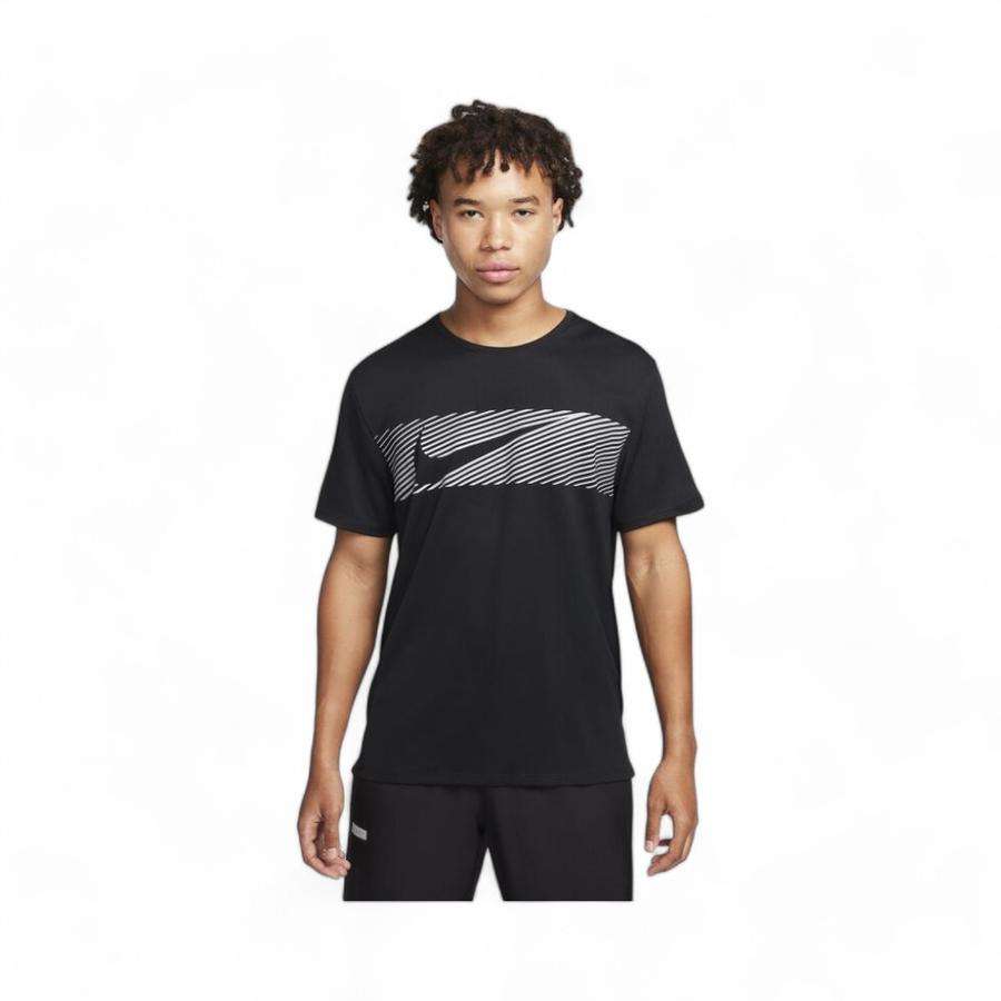 Polera Hombre Nike Miler Flash Negro
