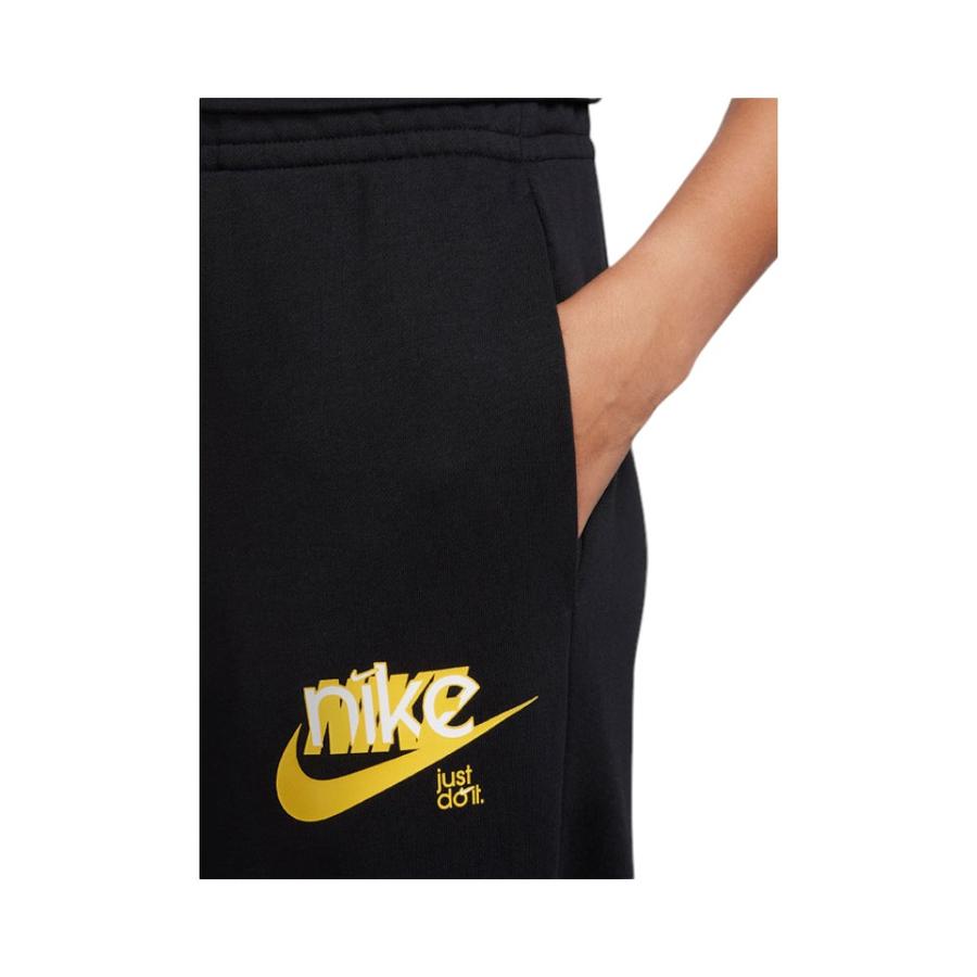 Pantalón Deportivo Mujer Nike Club Fleece Negro/Dorado