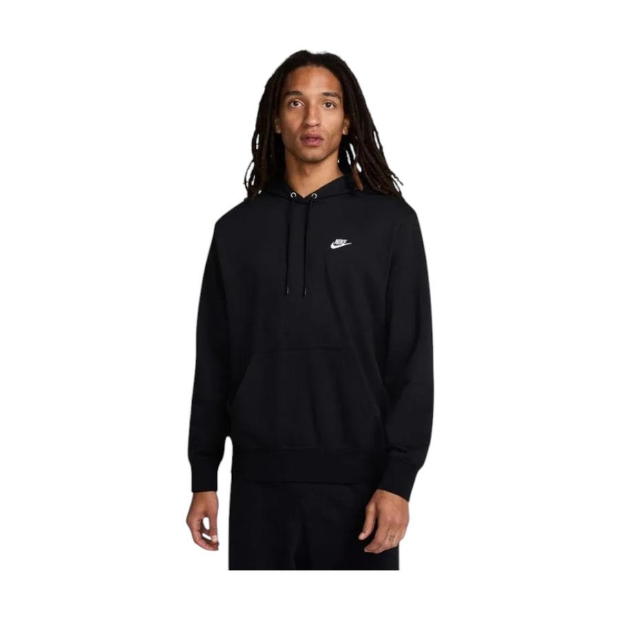 Poleron Hombre con Gorro SW Nike French Terry Negro
