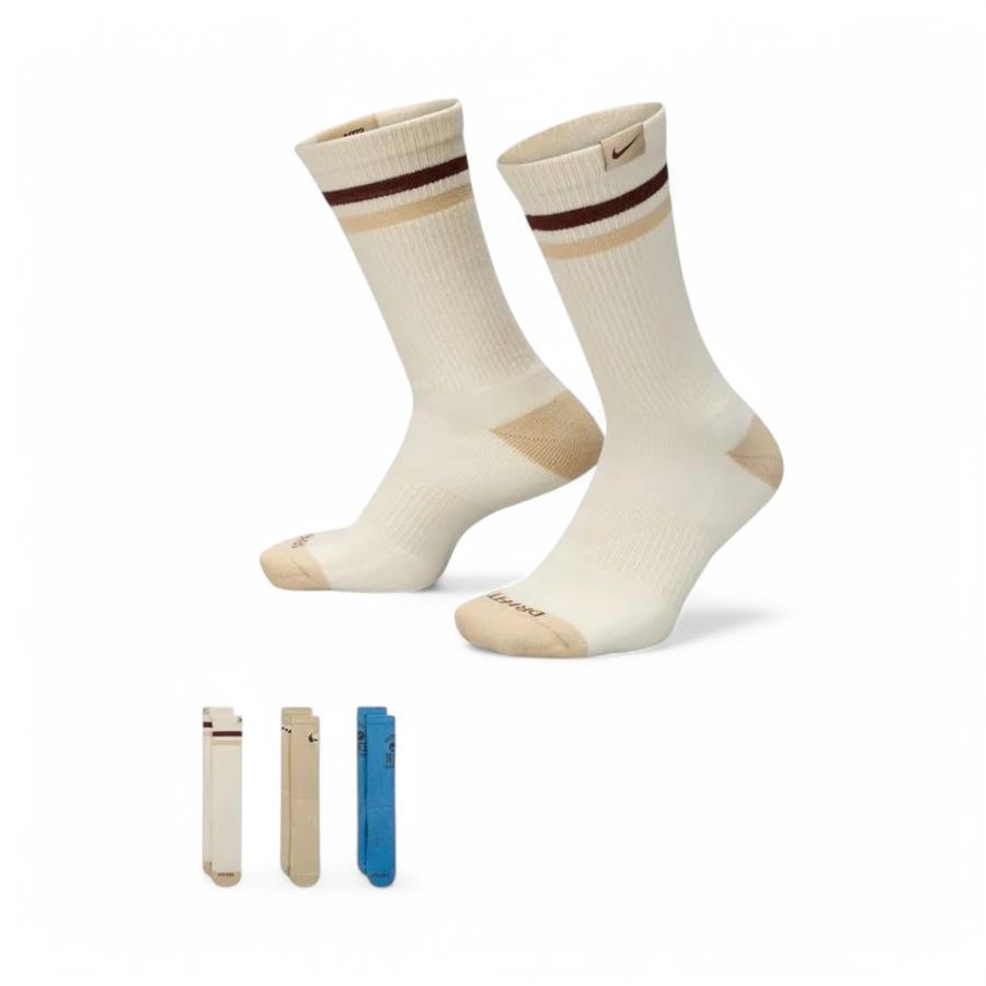 Pack 3 Calcetines Nike Crew Everyday Cushioned Multicolor