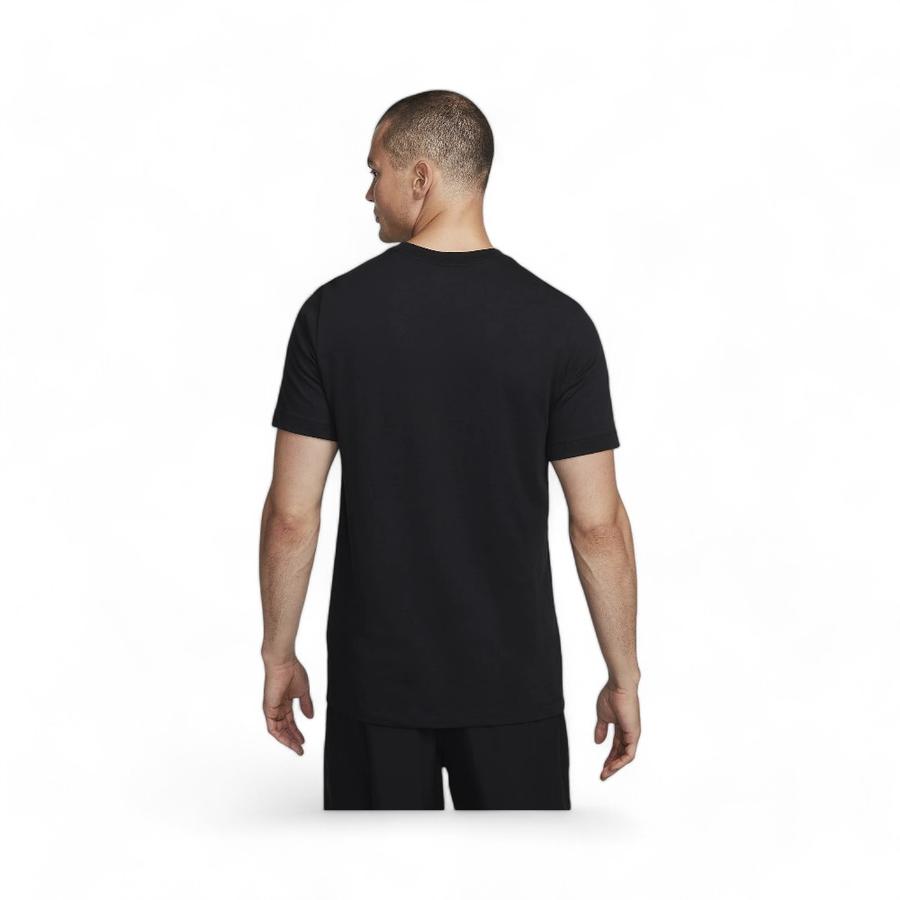 Polera Deportiva Hombre Nike Dri-FIT Manga Corta Negro