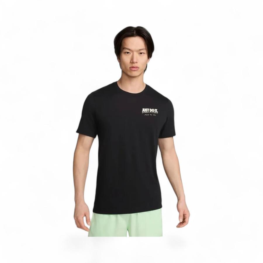 Polera Hombre Nike Dri.Fit Running Negro