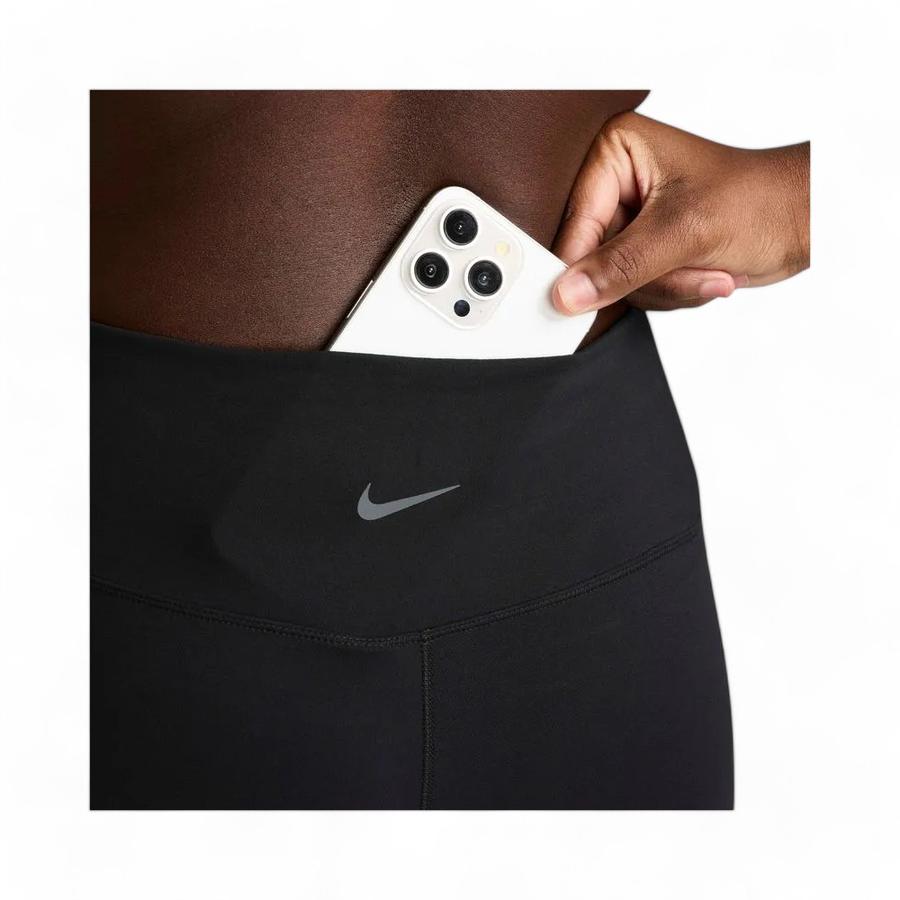 Calzas Mujer Nike One Seamless Front Negro