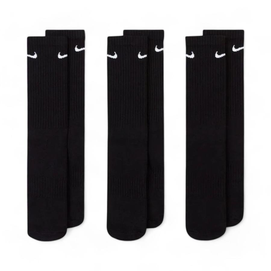 Pack 3 Calcetines Nike Everyday Cushioned 3/4 Negro