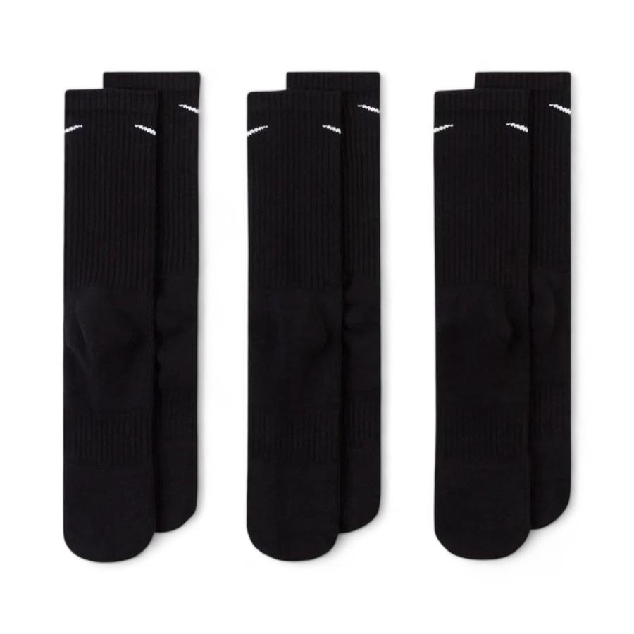 Pack 3 Calcetines Nike Everyday Cushioned 3/4 Negro