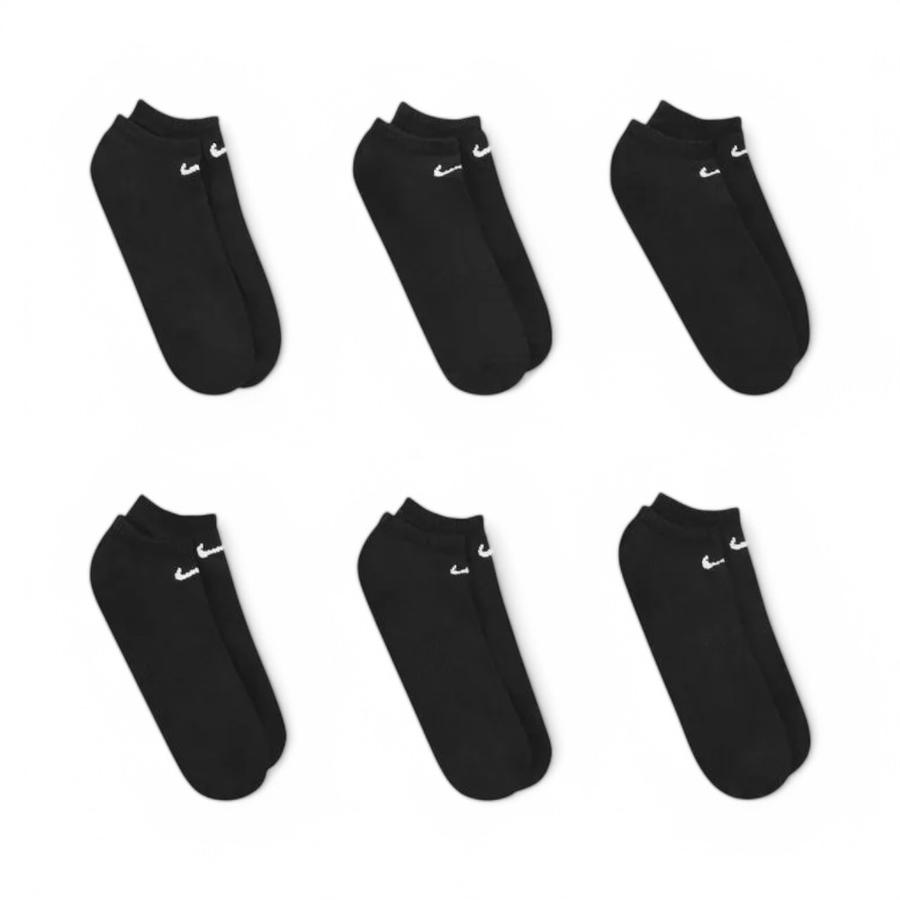 Pack 6 Calcetines Nike Everyday Lightweight Invisibles Negro