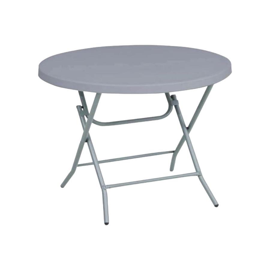 Mesa Plegable Redonda Northwest 81x74 Cms Gris