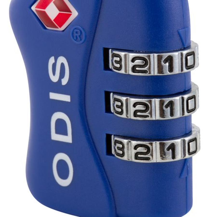 Candado Profesional ODIS 33mm Azul Viajes TSA