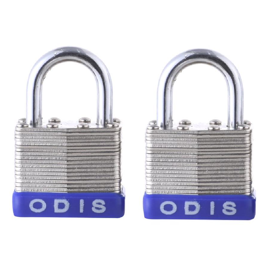 Pack 2 Candados Profesionales ODIS 40mm Llaves Iguales