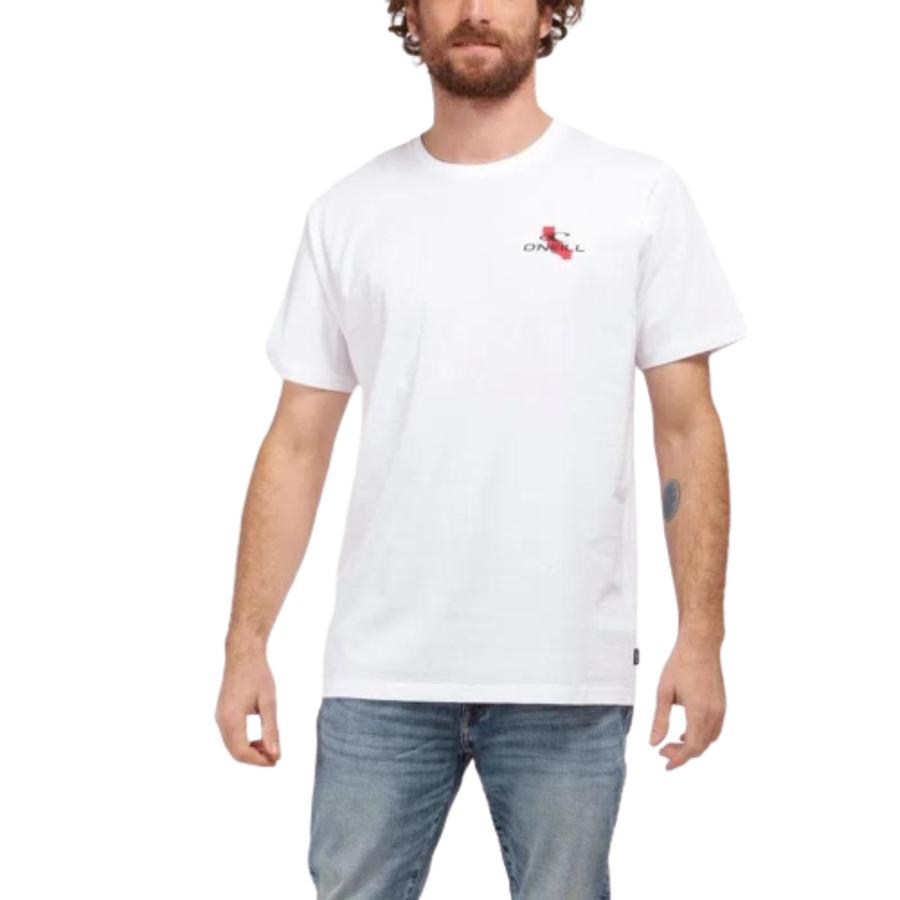 Polera Oneill California Hombre Blanco