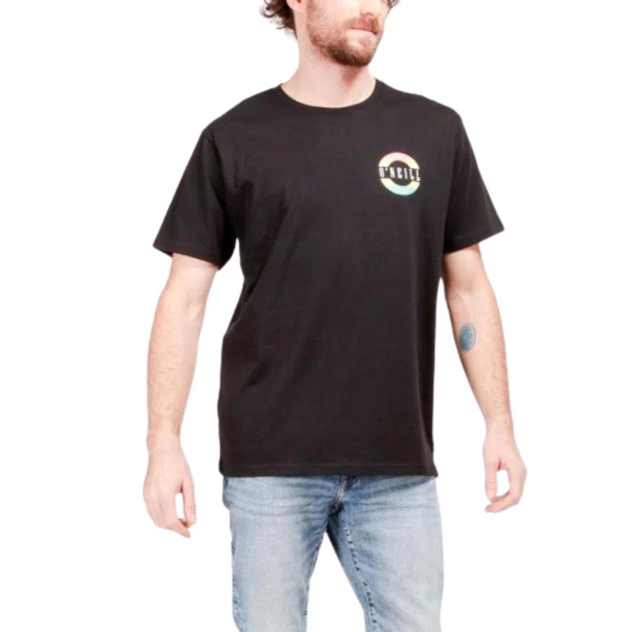 Polera Oneill Estampada Hombre Negro